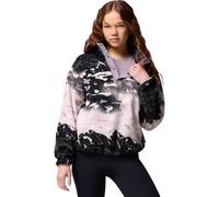 Columbia - Pile donna stampato a mezza pressione - Helvetia II Printed Cropped Half Snap Shale Prpl Sstrs Shl Prpl per Donne - Taglia XS - Rosa