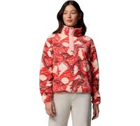 Columbia - Women's Helvetia II Printed Cropped Half Snap - Pullover in pile XS rosso