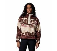 Columbia Helvetia Ii Printed Cropped Half Snap Helvetia II - Maglia corta stampata a mezza pressione Donna