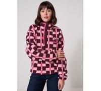 Columbia - Pile stampata con collo alto e mezza chiusura a pressione - Helvetia II Printed Cropped Half Snap Moonvista Geostack per Donne in Nylon - Taglia XS - Rosa