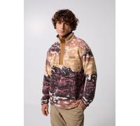 Columbia - Helvetia II Printed Half Snap Fleece Marrone - Abbigliamento L Marrone