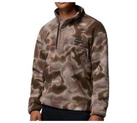 Columbia - Helvetia II Printed Half Snap Fleece - Pullover in pile L marrone