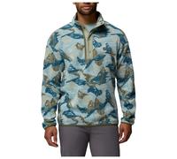 Felpa da uomo Columbia Helvetia™ II Printed Half Snap Fleece Taglia: XL / Colore: azzurro