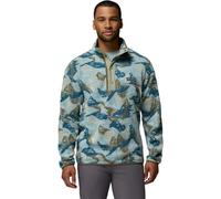 Felpa da uomo Columbia Helvetia™ II Printed Half Snap Fleece Taglia: M / Colore: azzurro