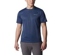 Columbia Maglia Hike a Maniche Corte Girocollo Uomo Blu 2XL