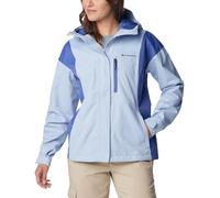 Columbia Hikebound Jacket, Chaqueta de lluvia impermeable Donna, Whisper, Eve,