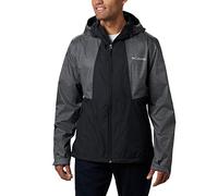 Columbia Inner Limits Jacket, Giacca Impermeabile Uomo, Black/Graphite Heather, Taglia S