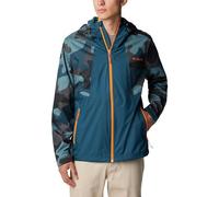 Columbia Inner Limits Jacket, Giacca Impermeabile Uomo, Night Wave/Metal Mod Camo Print, Taglia M