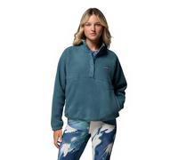 Columbia Jasper Ridge Pebbled Fleece Half Snap, Pile Pull Over, Everblue, XS