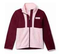 Pile Columbia Back Bowl II Full Zip Fleece rosa bordeaux per bambini - M