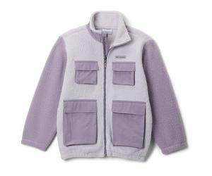 Columbia - Kid's Jasper Ridge Pebbled Fleece Full Zip - Giacca in pile L fuchsia/lilla