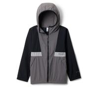 Giacca con cappuccio Columbia Spire Valley Windbreaker nero grigio scuro bambino - XL