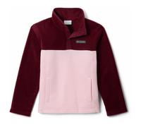 Columbia - Kid's Steens Mtn II 1/4 Snap Fleece Pull-Over - Pullover in pile L rosso/fuchsia