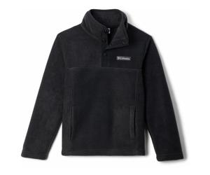 Columbia - Kid's Steens Mtn II 1/4 Snap Fleece Pull-Over - Pullover in pile M nero