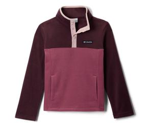 Columbia - Kid's Steens Mtn II 1/4 Snap Fleece Pull-Over - Pullover in pile XXS rosso