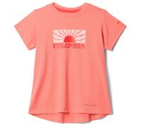 Columbia - Kid's Tech Trail Utility S/S Graphic Crew - Maglia funzionale S rosso