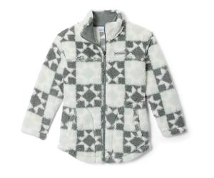 Columbia - Kid's West Bend Printed Full Zip - Giacca in pile XL grigio