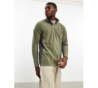 Columbia - Klamath II - Pile kaki con zip corta-Verde M