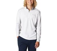 Columbia Klamath Range 2 Half Zip, Felpa In Pile Uomo, White/City Grey, L