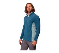 Columbia - Klamath Range II - Pile blu con zip corta L