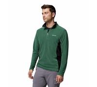 Columbia Klamath Range 2 Half Zip Old, Felpa in Pile Uomo, Foresta Pluviale, Nero, XS
