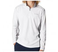 Columbia Klamath Range 2 Half Zip Felpa in Pile, White/City Grey, XS Uomo