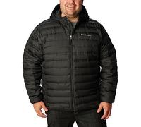 Columbia Lake 22 Down Hooded Jacket, Piumino Con Cappuccio Uomo, Black, Taglia XXL