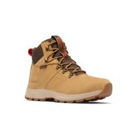 Columbia Landroamer Explorer - Scarponcini da trekking impermeabili in nabuk da, Curry Nubuck/Rosso Papavero, 43 EU