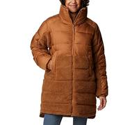 Columbia Leadbetter Point Long Jacket Giacca, Marrone, M Donna