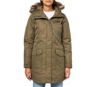 Columbia Long Insulated Jacket Suttle Mountain-Giacca Termica Lunga, Colore: Verde Pietra, S Donna