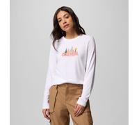 Columbia - Maglia a maniche lunghe stampata Ruby Springs™ - Bianco - Taglia XS - Donna