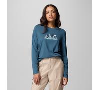 Columbia - Maglia a maniche lunghe stampata Ruby Springs™ - Blu - Taglia S - Donna