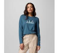 Columbia - Maglia a maniche lunghe stampata Ruby Springs™ - Blu - Taglia XL - Donna