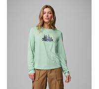 Columbia - Maglia a maniche lunghe stampata Ruby Springs™ - Verde - Taglia XS - Donna