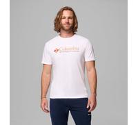 Maglietta da uomo Columbia CSC Basic Logo Tee Taglia: XXL / Colore: bianco/arancio