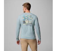 Columbia - Maglia tecnica a maniche lunghe stampata PFG Uncharted™ - Blu - Taglia XL - Uomo