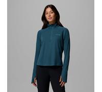 Columbia - Maglia tecnica con cerniera a metà lunghezza Stealth Spring™ - Blu - Taglia L - Donna