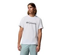 Columbia Sportswear Maglietta da uomo CSC Basic Logo Tee Cotone biologico Maniche corte Bianco L