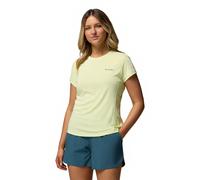 T-shirt Columbia Zero Rules Light manica corta giallo pallido donna - S