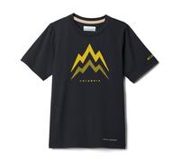 Columbia Maglietta Tecnica a Maniche Corte a Maniche Corte Tech Trail Utility per Ragazzi e Ragazzi, t-Shirt Tecnica a Maniche Corte, Nero/energico, XL