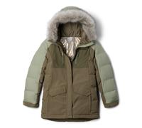 Columbia Marquam Peak Fusion 3 Parka Giacca Invernale, Verde Pietra/Safari, 140 Bambine e Ragazze