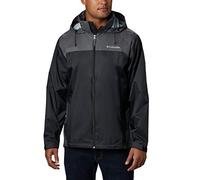 Columbia Men's Big & Tall Glennaker Lake Packable Rain Jacket,Black/Grill,3X
