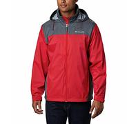 Columbia Men's Big & Tall Glennaker Lake Packable Rain Jacket,Mountain Red/Graphite,3X Tall