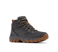 Columbia Men's Newton Ridge Plus II Suede Waterproof, 2024 Dark Grey/Gold Amber, 13
