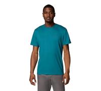 Columbia Men's Rapid Ridge Back Graphic Tee 2, Short Sleeve T-Shirt, River Blue/Button Badge, M