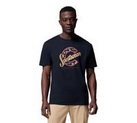 Columbia Men's Rapid Ridge Graphic Tee, Short Sleeve T-Shirt, Black/C Sportswear Explorer, L