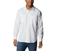 Columbia Men's Silver Ridge Utility Lite Long Sleeve, White, Large
