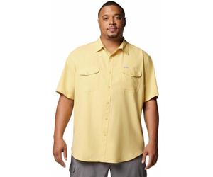 Columbia Men's Utilizer 2 Solid Short Sleeve Shirt, Short Sleeve Shirt, Sand Dune, XXL