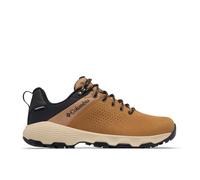 Columbia Newton Nimble - Scarpe da Trekking ed Escursionismo da Uomo in Pelle a Vita Bassa, Alce Nero, 48 EU