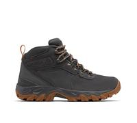 Columbia Newton Ridge Plus 2 Suede WP Wide, Scarponi da trekking ed escursionismo da uomo, altezza media, grigio scuro/oro ambra, 42